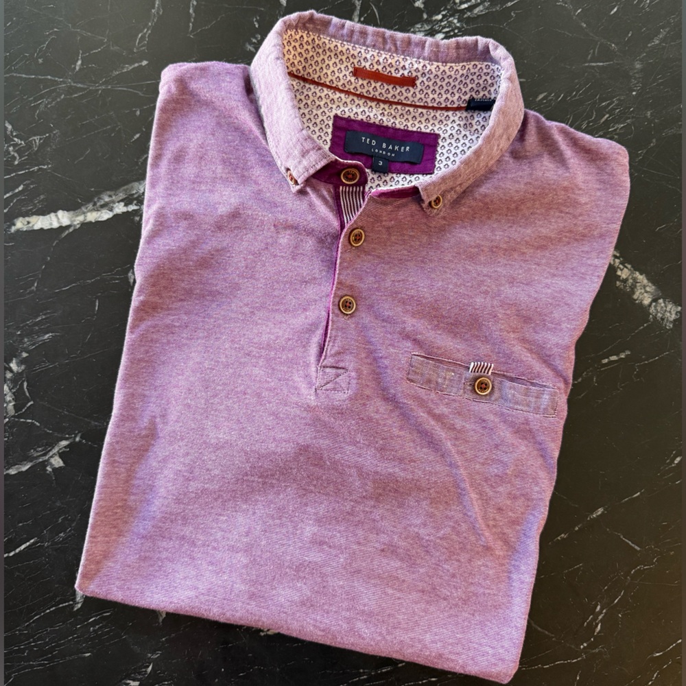 Ted Baker Purple Polo
